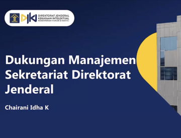 Dukungan Manajemen Sekretariat Direktorat Jenderal