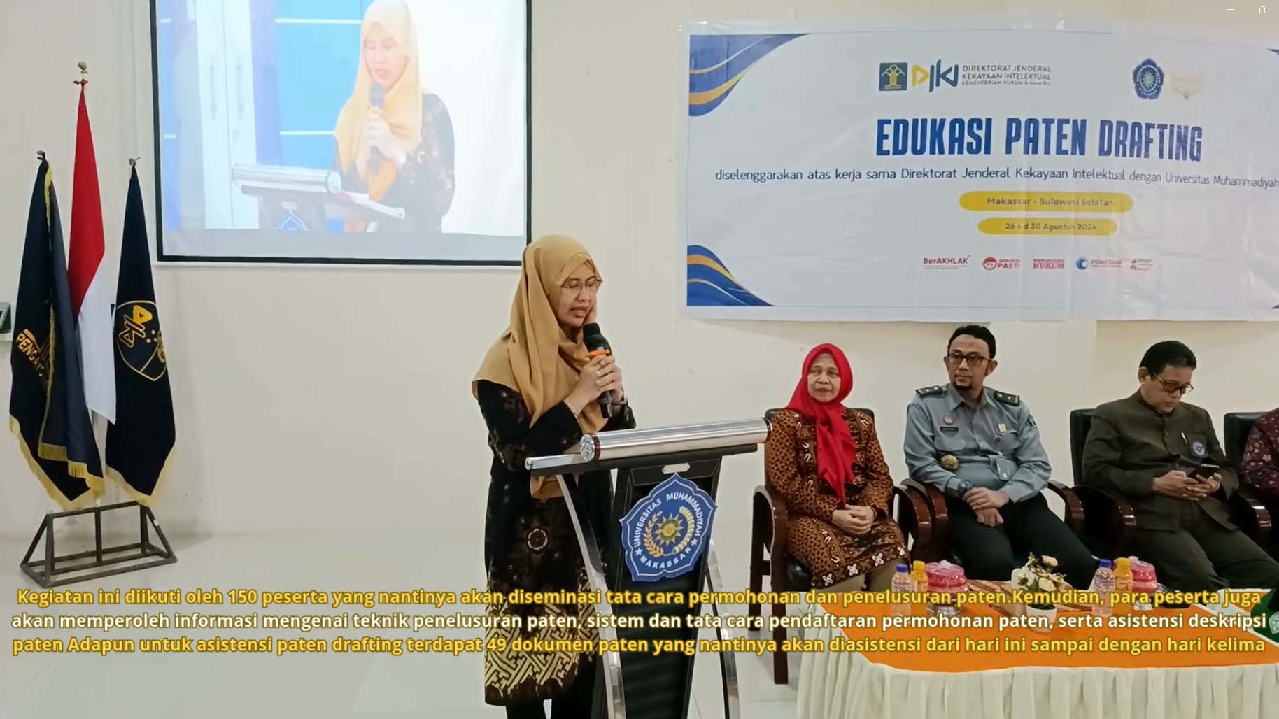 Video Edukasi Paten Drafting Muhammadiyah Makasar