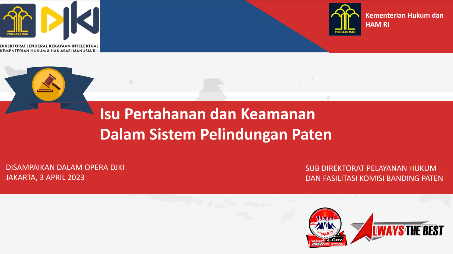 Isu Pertahanan dan Keamanan Dalam Sistem Pelindungan Paten